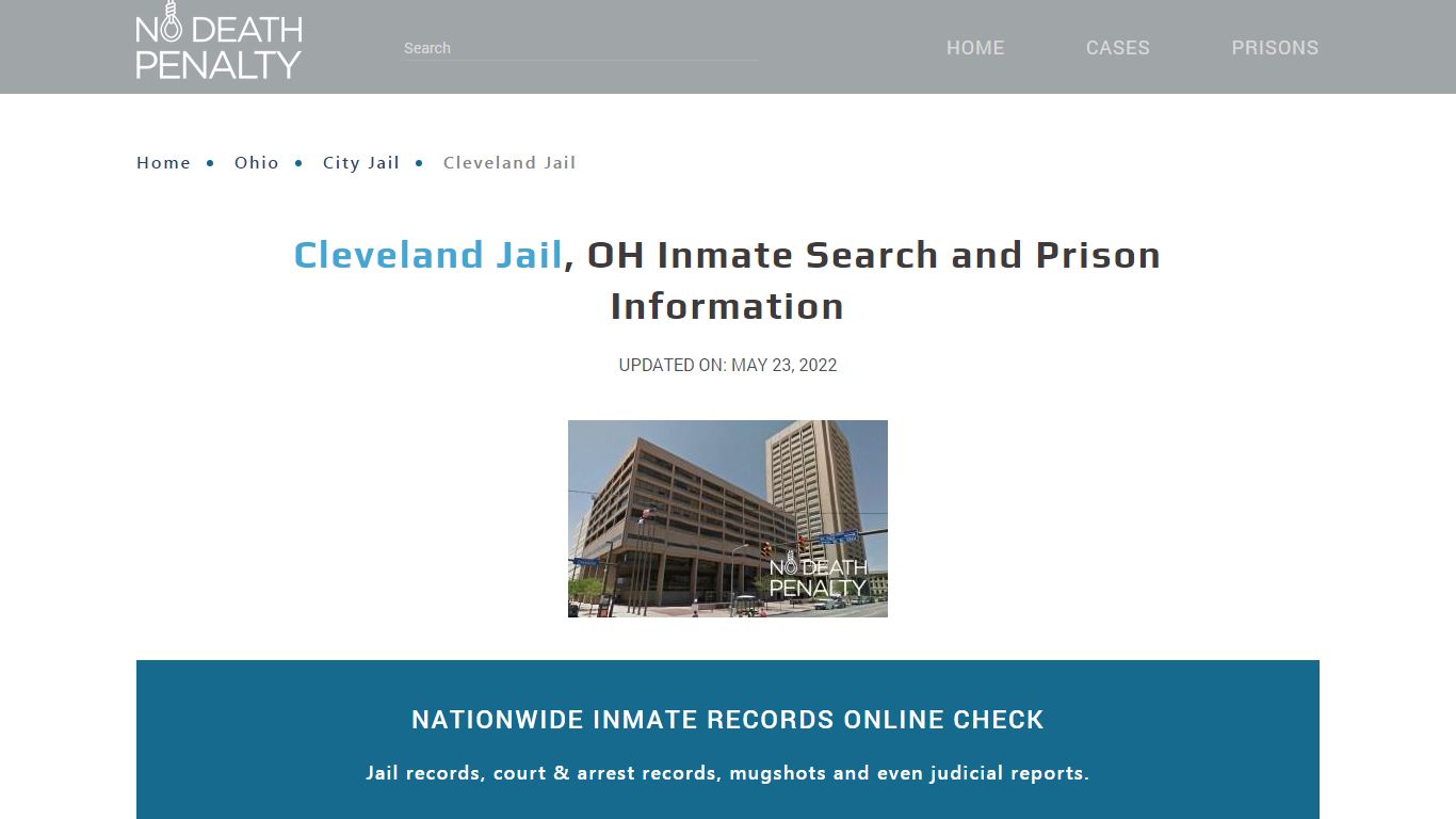 Cleveland Jail, OH Inmate Search, Visitation, Phone no ...